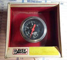 Autometer 2411 Traditional Chrome Fuel Pressure Gauge 2-116 Full Sweep New