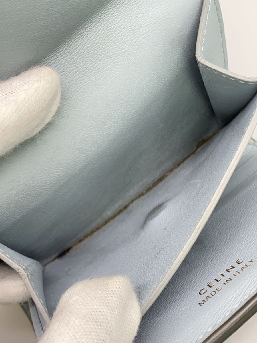 CELINE Small Folded Function Tri-fold Wallet - Bl… - image 5