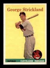 1958 Topps #102 George Strickland   NM/NM+ X2677235