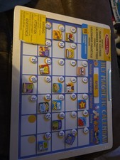 Melissa and Doug Monthly Magnetic Calendar for Kids With 112 Magnets