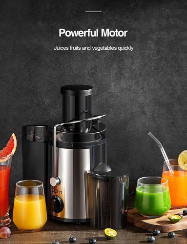 Juicer Machine, 500W Centrifugal Juicer Extractor with Wide Mouth 3” Feed Chu... - Picture 4 of 7