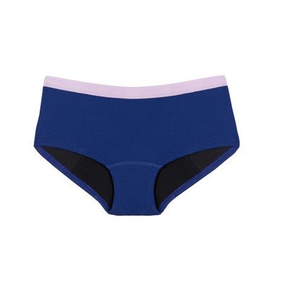 Thinx BTWN Teen Period Underwear - Shorty Panties (Blue, 11/12 - Super