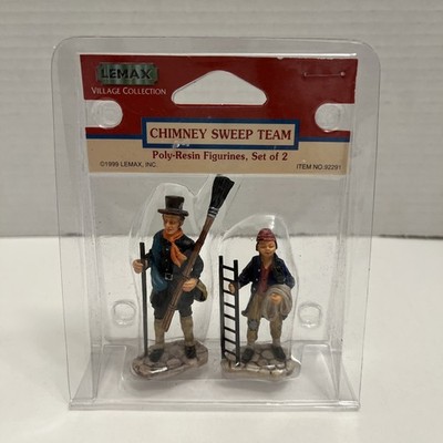 Lemax Village Collection New 1999  Chimney Sweep Team  #92291