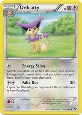 Delcatty - 105/146 - Uncommon (Lp) XY Base Set - Colorless Pokémon