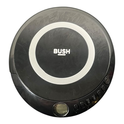 #ad Bush PCD 220C Portable Music CD Player Jog Proof Black Spares Or repairs GBP 4.59