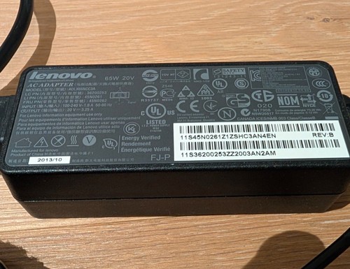 Original Lenovo ADLX65NCC3A Netzteil 65W 20V Laptop Ladegerät Slim Tip