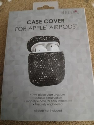 dELiA*s Diamond Style Case for Apple AirPods Black DE-DIAC-BLK