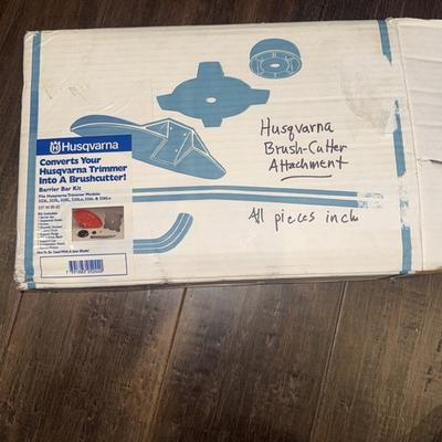 #ad Husqvarna Brush Cutter Attachment Kit model number 537048504 $44.00