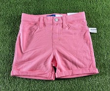 Old Navy Kids Girls Adjustable Waist Shorts Size Large 10-12 Pink New with Tags