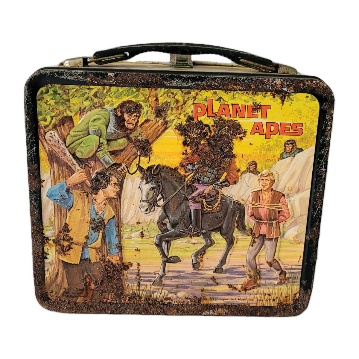 TheGameBoysFilmShow2010/DVD/ポスターポーチパンフ付 Planet Of The Apes 1974 Vintage Metal Lunchbox No Thermos TV Show
