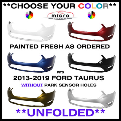 NEW CAPA FRONT BUMPER FOR 2013-2019 FORD TAURUS *CHOOSE YOUR COLOR* FO1000666