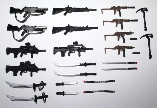 PURGE 792 Mixed Weapons Accessories Lot GIJOE CLASSIFIED SERIES 6" Scale 1/12