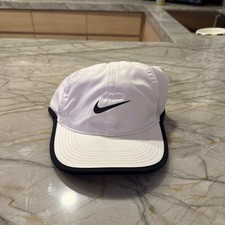 Nike Youth Aerobill Featherlight Cap Hat White NWOT