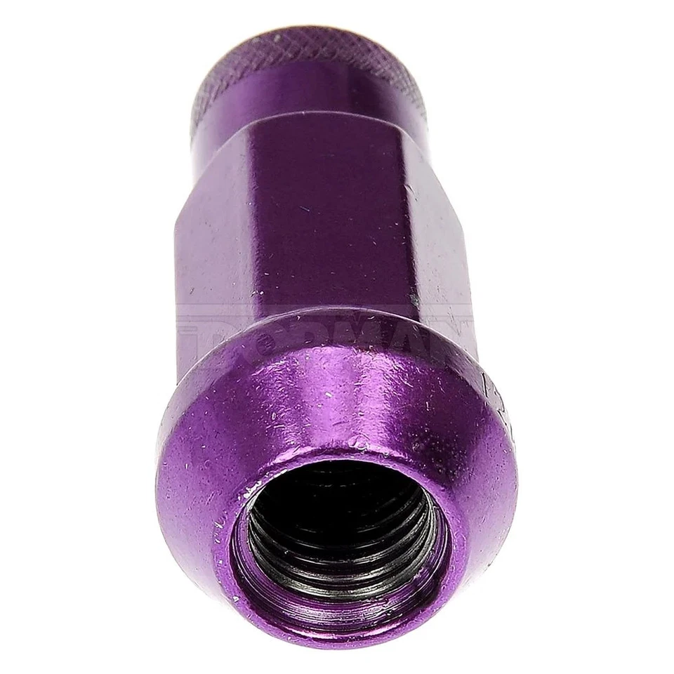 For Mazda CX-7 07-10 Dorman Purple Cone Seat Duplex Acorn Open End Lug Nuts Foto 2 de 4