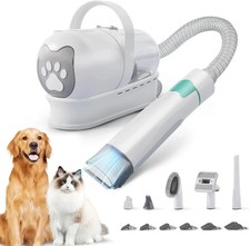 Pet Grooming Vacuum Kit for Dogs Cats Uproot Cleaner Hair Remover Professional