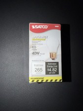 SATCO A15 Appliance Light Bulb 40W 130V Frosted Shatterproof