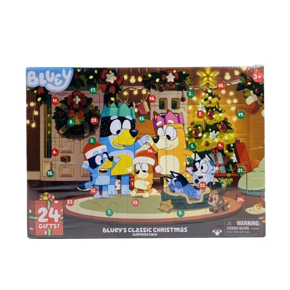 BLUEY Christmas Advent Calendar 24 Mini Exclusive Figures - Image 3 of 4