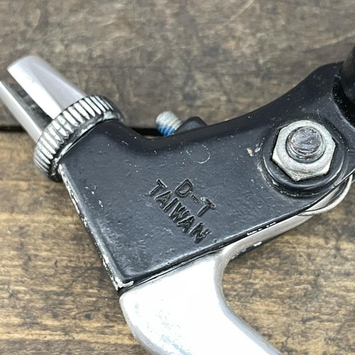Vintage Dia-Compe MX101 Old School BMX Bicycle Brake Levers Pair Black Silver - Picture 7 of 14