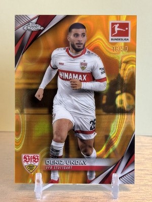 2024-25 Topps Chrome Deniz Undav Germany Vfb Stuttgart Gold Lava 16/50