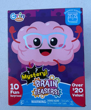 Grin Studio Impulse Brain Teasers Mystery Box w/ 10 Fun Surprises Read Below 