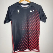 Nike Pro Elite Shirt Bowerman Track Club Men Small Warm-Up Red Black CW7675-010