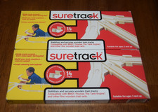 2 boxes SURETRACK Wooden Train Track Clips by Dazy