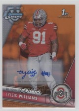 2023 Bowman U Chrome Prospect Orange Refractor 16/25 Tyleik Williams Auto 1xd
