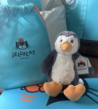 2013 Original Jellycat Small Bashful Penguin & Dust Bag - Brand new w/ tags BNWT