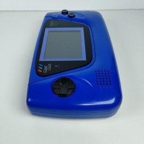 Sega Game Gear - Works, Recapped, LCD Screen Mod, Glass Lens, Clean Blue Shell 