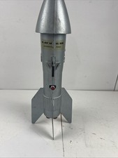 Vintage 1957 Astro Mfg Space Ship Bank , Launcher But No Key