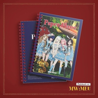 MW:MEU [PAPER PLANE] Album PHOTO BOOK Ver/CD+2 Book+Sticker+Polaroid Card+2 Card
