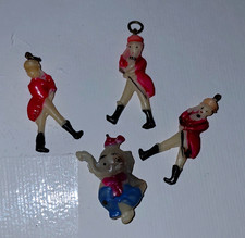 Vintage Cracker Jack Charms Lot of 4 Ringmaster Elephant Soldiers