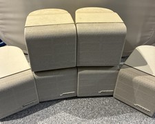 Bose Double Cube Speakers Lifestyle Acoustimass White Pair Satellite Surround