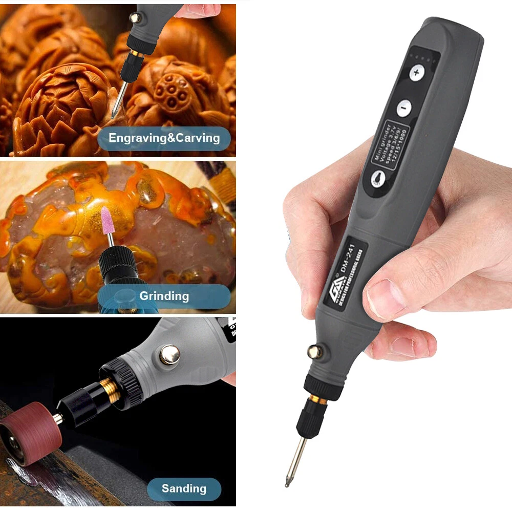 3.7V Electric Engraving Pen Kit Cordless Rechargeable Engraver