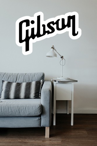 GIBSON GUITAR Logo Sticker / Vinyl Decal | 10 Sizes!! with TRACKING - Picture 5 of 6
