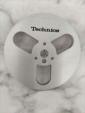 NEW One Pair Technics Reel 7" METAL REEL 1/4" Tape Brushed Anodized Aluminum