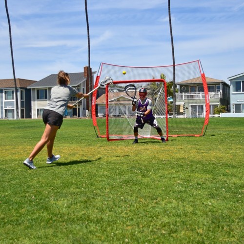 GoSports 6'x6'x7' Lacrosse Practice Net Foldable Setup Goal Backstop - Picture 5 of 6