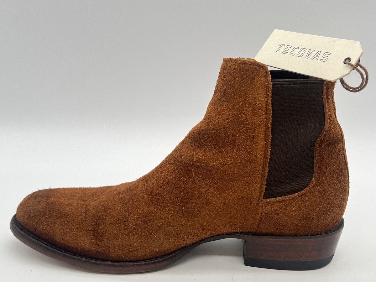 Tecovas Chance Chelsea Boot Rust Suede Brown 10.5 Men’s 6ee1486bf5aac25ba07bc4b33bbc19  main image 2