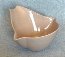 Monterey California pottery gravy boat 6.5" EX! 1950's Amazing MCM design! Pink