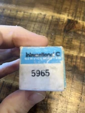 International Service Master Electron Tube 5965 Open Box Not Tested