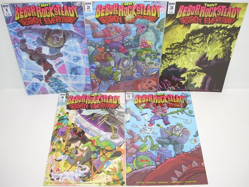 IDW Comics BEBOP & ROCKSTEADY: DESTROY EVERYTHING 1-5 (of 5) Complete Series Set - Picture 2 of 4