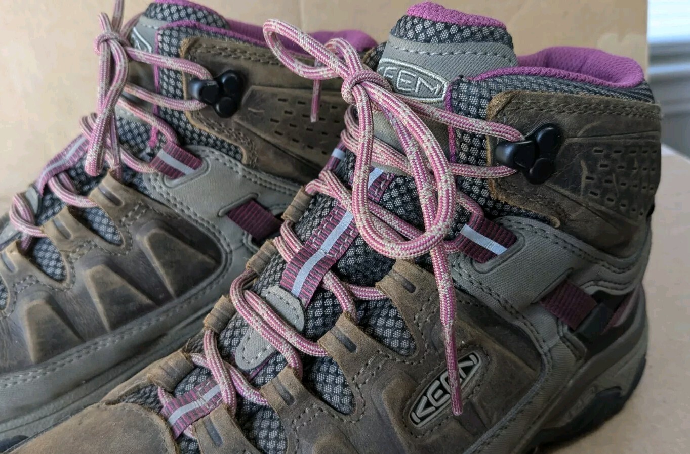 Stivali da trekking Keen donna 10 Targhee III metà impermeabili pelle marrone 1018178