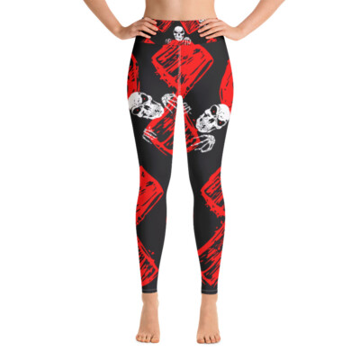 Yoga Spooky Show Peek-A-Boo Halloween Ghouls Leggings
