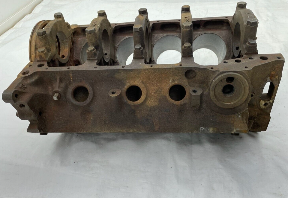 1970-1974 351 Cobra Jet Cleveland Engine Block CJ Standard Bore 4 Bolt ...