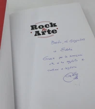 Rock & Arte *SIGNED* by Giulio Crotti (Paperback, Italian Language) *US SELLER*