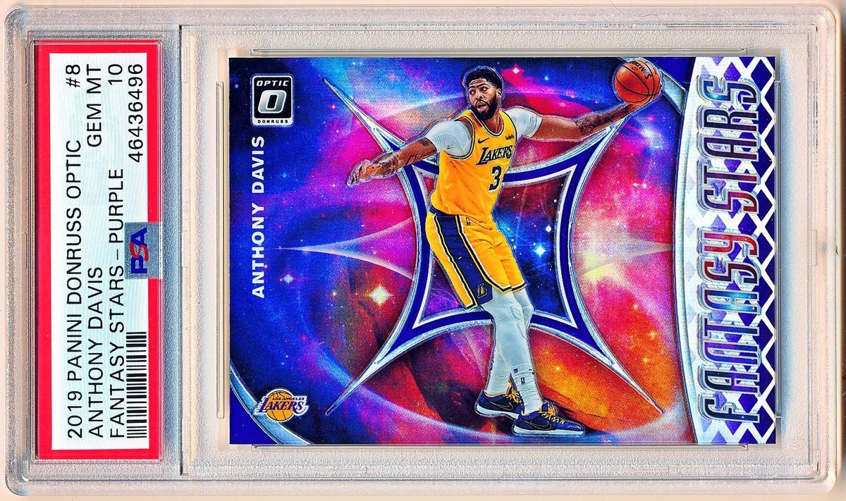 2019-20 Donruss Optic Anthony Davis Fantasy Stars Purple #8