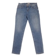 Eileen Fisher Skinny Blue Jeans Womens 4 Made in USA
