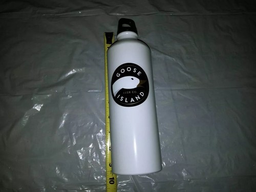 Goose Island Beer Metal Aluminium Rare Promo Reusable Water Bottle Can Container