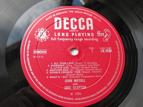 John Mayall With Eric Clapton – Blues Breakers LK 4804 ,LP Album, 1st UK MONO - Picture 10 of 13