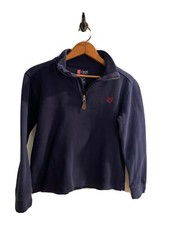 Chaps boys 1/4 zip pullover sweater. Blue. size 10-12